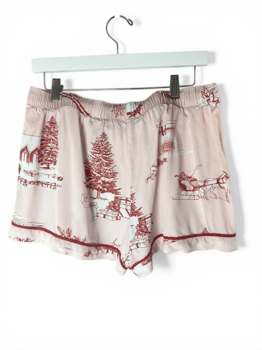 Katie Kime Holiday Toile Pajama Shorts Set Size M - Picture 9 of 10